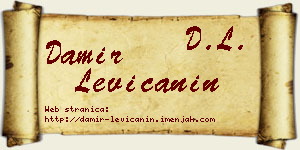 Damir Levičanin vizit kartica